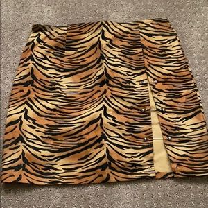 Tiger mini skirt